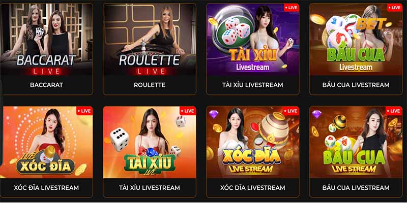 Sự phong phú của các loại game casino trực tuyến phổ biến hiện nay.
