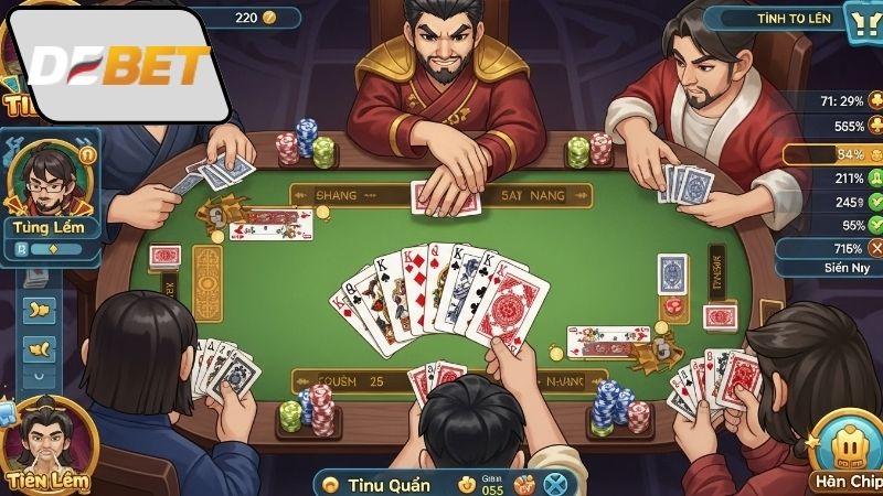 Game bài Tấn Debet – Căng não từng ván đấu 3 Cách chơi bài Tấn tại Debet chi tiết